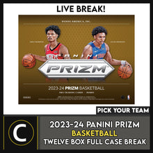 Load image into Gallery viewer, 2023-24 PANINI COURT KINGS BASKETBALL 16 BOX (FULL CASE) BREAK #B3068 - PICK YOUR TEAM