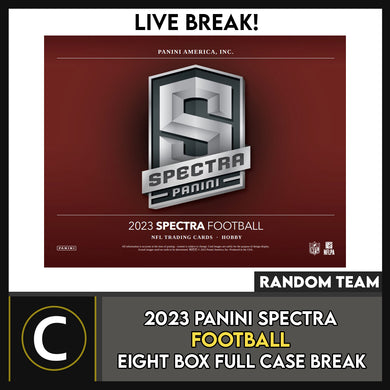 2023 PANINI SPECTRA FOOTBALL 8 BOX (FULL CASE) BREAK #F3088 - RANDOM TEAMS
