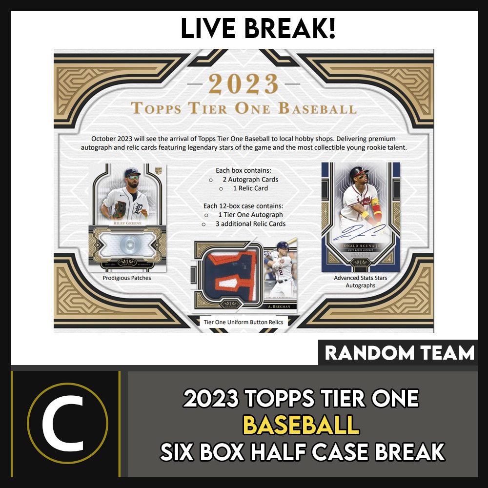 2021 Topps Tier One Baseball 3-Box Random Division Group Break