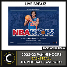 Load image into Gallery viewer, 2022-23 PANINI HOOPS BASKETBALL 10 BOX (HALF CASE) BREAK #B889 - PICK YOUR TEAM