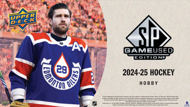 2024-25 UPPER DECK SP GAME USED HOCKEY 5 BOX (HALF CASE) BREAK #H3637 - RANDOM TEAM