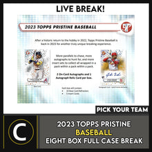 Load image into Gallery viewer, 2023 TOPPS PRISTINE BASEBALL 8 BOX (FULL CASE) BREAK #A2030 - PICK YOUR TEAM