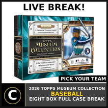 Load image into Gallery viewer, 2026 TOPPS MUSEUM COLLECTION BASEBALL 8 BOX (FULL CASE) BREAK #A3480 - PICK YOUR TEAM