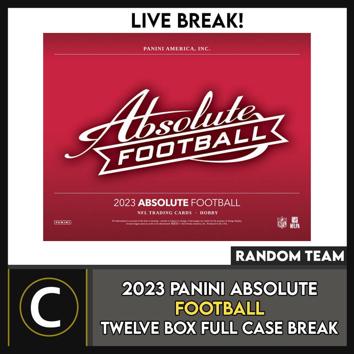2023 PANINI ABSOLUTE FOOTBALL 6 BOX (HALF CASE) BREAK #F3070 - RANDOM TEAMS