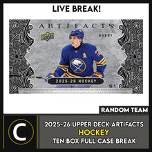 Load image into Gallery viewer, 2025-26 UPPER DECK ARTIFACTS HOCKEY 5 BOX (HALF CASE) BREAK #H3645 - RANDOM TEAM