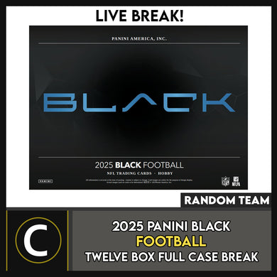 2025 PANINI BLACK FOOTBALL 3 BOX BREAK #F3339 - RANDOM TEAMS