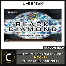 Load image into Gallery viewer, 2024-25 UPPER DECK BLACK DIAMOND HOCKEY 10 BOX (FULL CASE) BREAK #H3409 - RANDOM TEAM