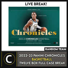 Load image into Gallery viewer, 2022-23 PANINI CHRONICLES BASKETBALL 6 BOX (HALF CASE) BREAK #B2004 - RANDOM TEAMS
