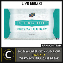 Load image into Gallery viewer, 2023-24 UPPER DECK CLEAR CUT HOCKEY 30 BOX (MASTER CASE) BREAK #H3437 - RANDOM TEAM