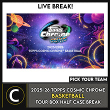 Load image into Gallery viewer, 2025-26 TOPPS THREE BASKETBALL 4 BOX (HALF CASE) BREAK #B3272 - PICK YOUR TEAM