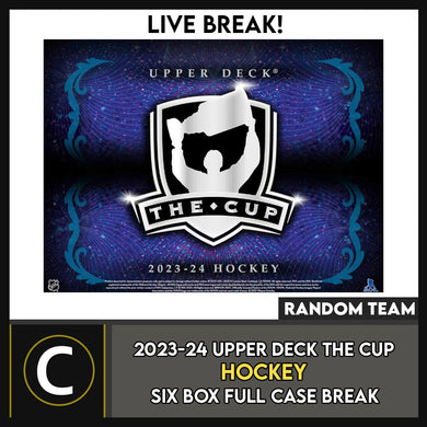 2023-24 UPPER DECK THE CUP HOCKEY 6 BOX (FULL CASE) BREAK #H3554 - RANDOM TEAMS