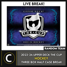 Load image into Gallery viewer, 2023-24 UPPER DECK THE CUP HOCKEY 3 BOX (HALF CASE) BREAK #H3555 - RANDOM TEAMS