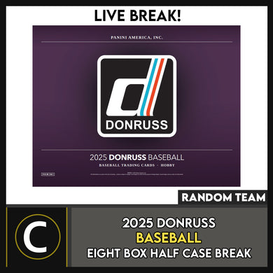 2025 DONRUSS BASEBALL 8 BOX (HALF CASE) BREAK #A3328 - RANDOM TEAMS