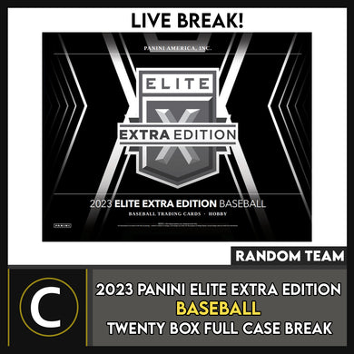 2023 PANINI ELITE EXTRA EDITION BASEBALL 20 BOX (FULL CASE) BREAK #A3147 - RANDOM TEAMS