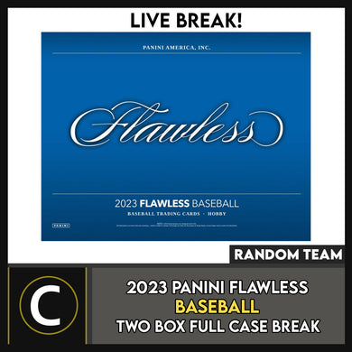 2023 PANINI FLAWLESS BASEBALL 1 BOX (HALF CASE) BREAK #A3127 - RANDOM TEAMS