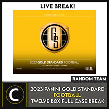Load image into Gallery viewer, 2023 PANINI GOLD STANDARD FOOTBALL 12 BOX (FULL CASE) BREAK #F3035 - RANDOM TEAMS