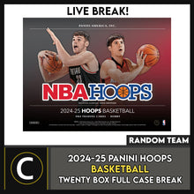 Load image into Gallery viewer, 2024-25 PANINI HOOPS BASKETBALL 20 BOX (FULL CASE) BREAK #B3170 - RANDOM TEAMS