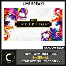 Load image into Gallery viewer, 2025 TOPPS INCEPTION BASEBALL 8 BOX (FULL CASE) BREAK #A3427 - RANDOM TEAMS