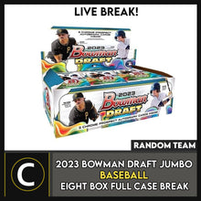 Load image into Gallery viewer, 2023 BOWMAN DRAFT JUMBO BASEBALL 8 BOX (FULL CASE) BREAK #A3090 - RANDOM TEAMS