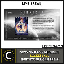 Load image into Gallery viewer, 2025-26 TOPPS MIDNIGHT BASKETBALL 2 BOX BREAK #B3258 - RANDOM TEAMS
