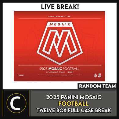 2025 PANINI MOSAIC FOOTBALL 3 BOX BREAK #F3351 - RANDOM TEAMS
