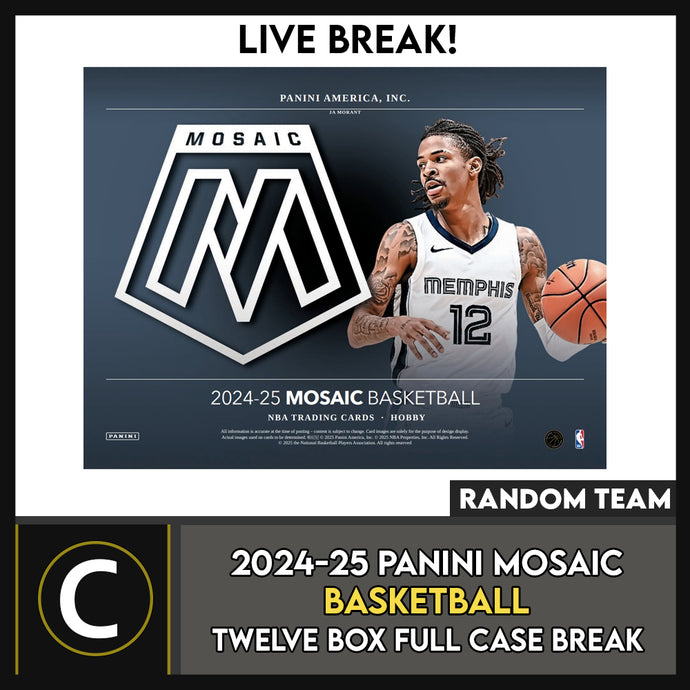 2024-25 PANINI MOSAIC BASKETBALL 1 BOX BREAK #B3220 - RANDOM TEAMS