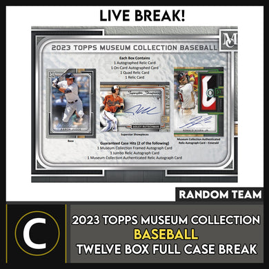 2023 TOPPS MUSEUM COLLECTION BASEBALL 6 BOX (HALF CASE) BREAK #A3081 - RANDOM TEAMS