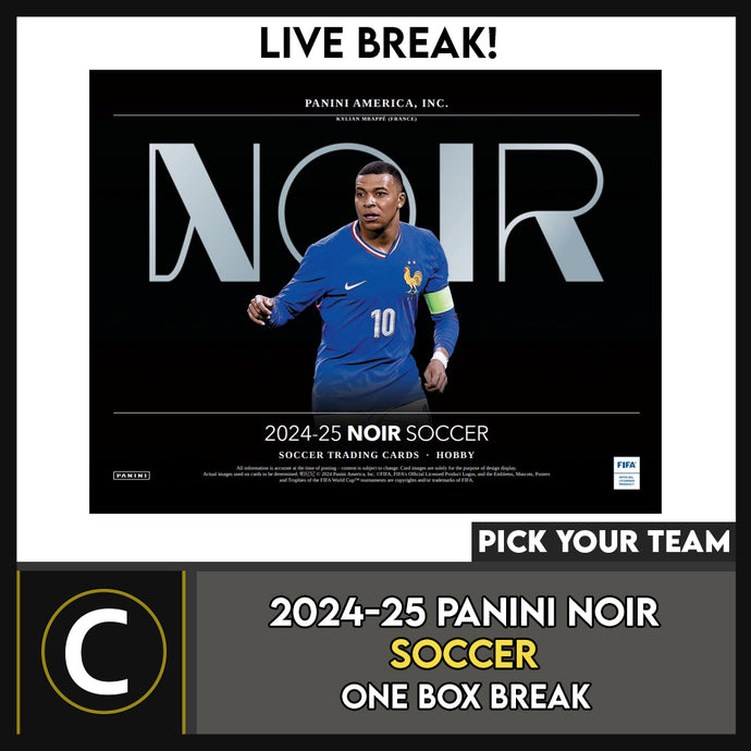 2024/25 PANINI NOIR SOCCER 1 BOX BREAK #S3107 - PICK YOUR TEAM