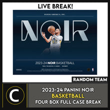 Load image into Gallery viewer, 2023-24 PANINI NOIR BASKETBALL 4 BOX (FULL CASE) BREAK #B3144 - RANDOM TEAMS