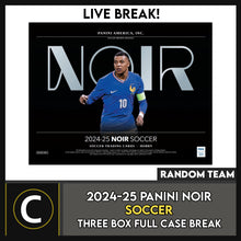 Load image into Gallery viewer, 2024/25 PANINI NOIR SOCCER 1 BOX BREAK #S3109 - RANDOM TEAMS