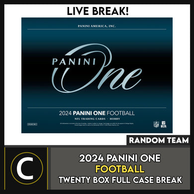 2024 PANINI ONE FOOTBALL 5 BOX BREAK #F3323 - RANDOM TEAMS