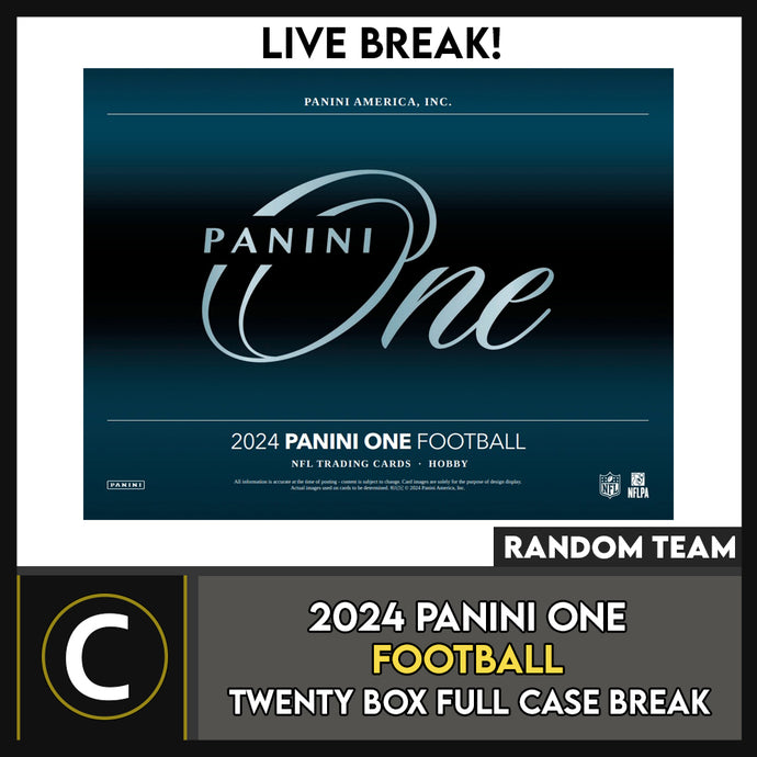 2024 PANINI ONE FOOTBALL 5 BOX BREAK #F3323 - RANDOM TEAMS