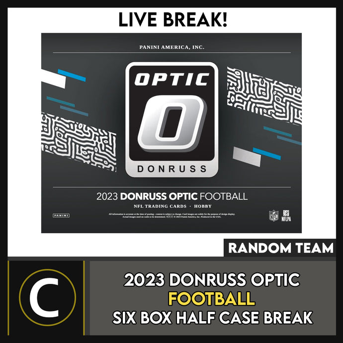 2023 DONRUSS OPTIC FOOTBALL 6 BOX (FULL CASE) BREAK #F3126 - RANDOM TEAMS