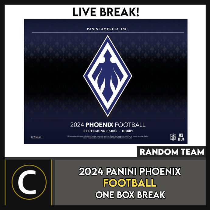 2024 PANINI PHOENIX FOOTBALL 1 BOX BREAK #F3292- RANDOM TEAMS
