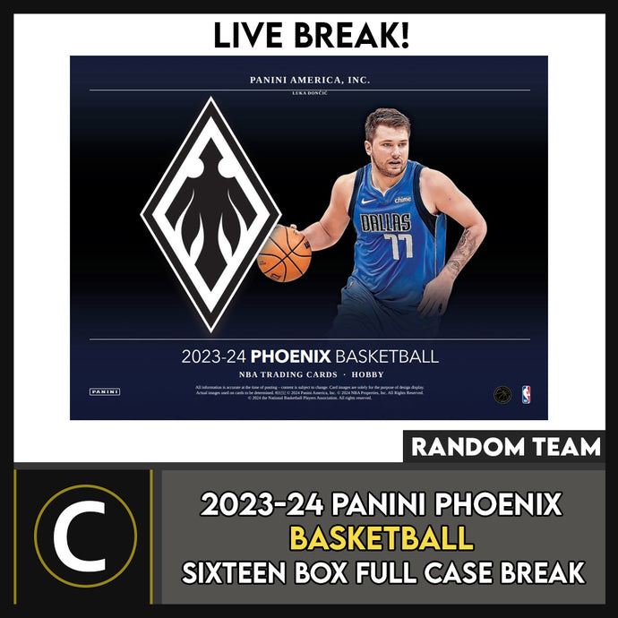 2023-24 PANINI PHOENIX BASKETBALL 16 BOX (FULL CASE) BREAK #B3133 - RANDOM TEAMS