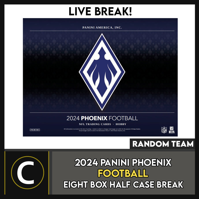 2024 PANINI PHOENIX FOOTBALL 8 BOX (HALF CASE) BREAK #F3290 - RANDOM TEAMS