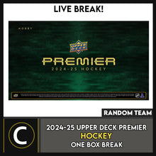 Load image into Gallery viewer, 2024-25 UPPER DECK PREMIER HOCKEY 1 BOX BREAK #H3636 - RANDOM TEAM