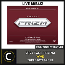 Load image into Gallery viewer, 2024 PANINI PRIZM WWE WRESTLING 3 BOX BREAK #N3020 - PICK YOUR LETTER