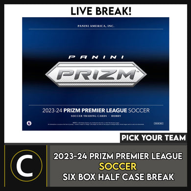 2023-24 PANINI PRIZM PREMIER LEAGUE SOCCER 6 BOX (HALF CASE) BREAK #S3011 - PICK YOUR TEAM