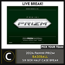 Load image into Gallery viewer, 2024 PANINI PRIZM BASEBALL 6 BOX (HALF CASE) BREAK #A3283 - PICK YOUR TEAM