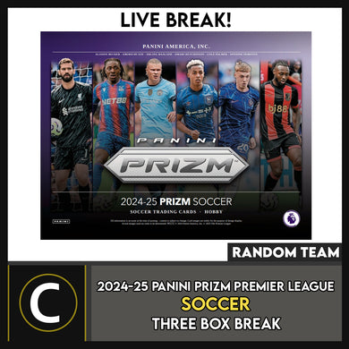 2024/25 PANINI PRIZM EPL SOCCER 3 BOX BREAK #S3056 - RANDOM TEAMS