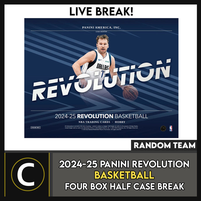 2024-25 PANINI REVOLUTION BASKETBALL 4 BOX (HALF CASE) BREAK #B3204 - RANDOM TEAMS