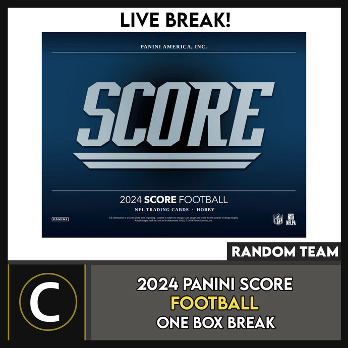 2024 SCORE FOOTBALL 1 BOX BREAK #F3150 - RANDOM TEAMS