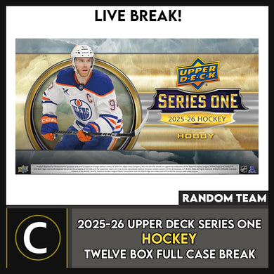 2025-26 UPPER DECK SERIES 1 HOCKEY 3 BOX BREAK #H3661 - RANDOM TEAM