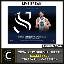 Load image into Gallery viewer, 2024-25 PANINI SILHOUETTE BASKETBALL 5 BOX (HALF CASE) BREAK #B3240 - RANDOM TEAMS