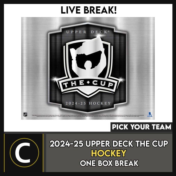 2024-25 UPPER DECK THE CUP HOCKEY 1 BOX BREAK #H3684 - PICK YOUR TEAM