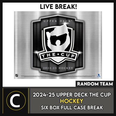 2024-25 UPPER DECK THE CUP HOCKEY 6 BOX (FULL CASE) BREAK #H3685 - RANDOM TEAM