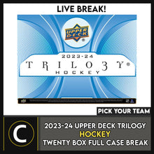 Load image into Gallery viewer, 2023-24 UPPER DECK TRILOGY HOCKEY 20 BOX (FULL CASE) BREAK #H3105 - PICK YOUR TEAM