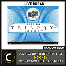 Load image into Gallery viewer, 2023-24 UPPER DECK TRILOGY HOCKEY 10 BOX (HALF CASE) BREAK #H3109 - RANDOM TEAMS