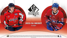 Load image into Gallery viewer, 2025-26 UPPER DECK SP AUTHENTIC HOCKEY 4 BOX (HALF INNER CASE) BREAK #H3782 - PICK YOUR TEAM